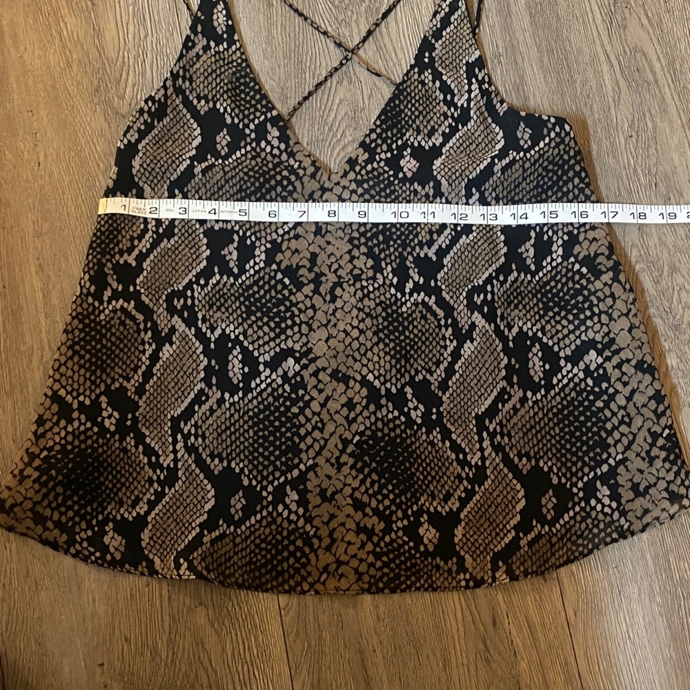 Zara Snake skin Print Women's Cami Top - Picture 2 of 7